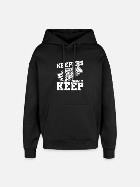 Torhüter Fußball - Oversized Unisex Hoodie von Stanley/Stella - Schwarz