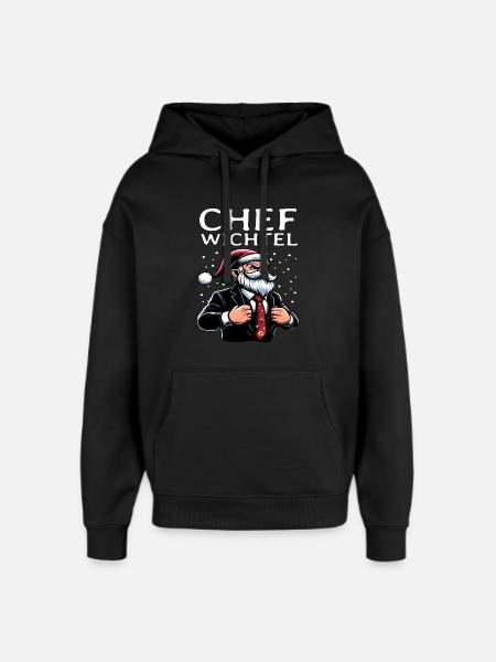 Chef Wichtel Weihnachts Gnom - Oversized Unisex Hoodie von Stanley/Stella - Schwarz