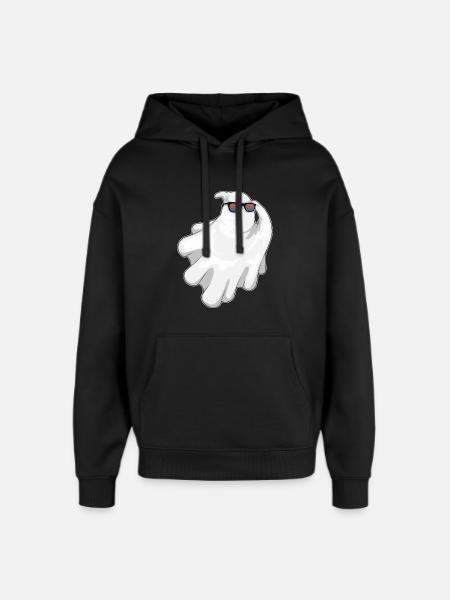 Ghost Halloween Sunglasses - Oversized Unisex Hoodie by Stanley/Stella - black