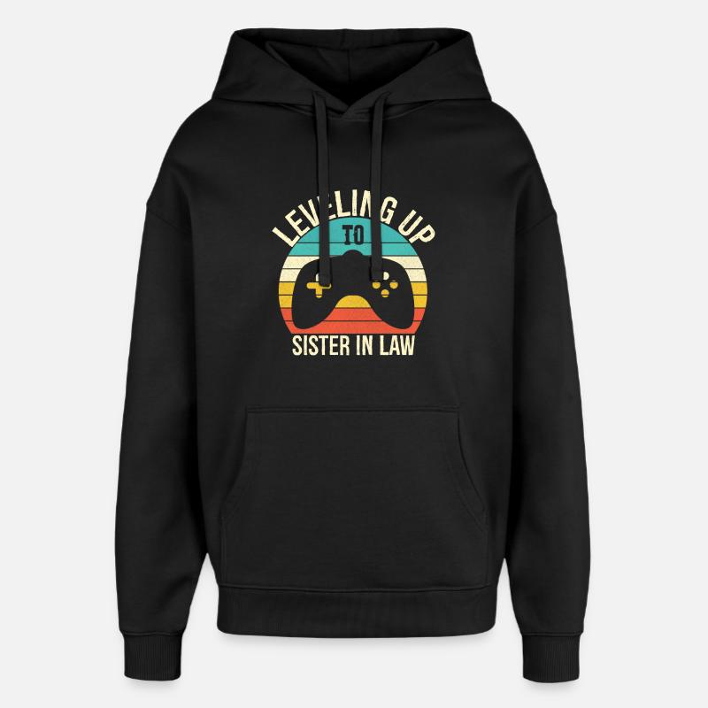 Aufstieg zur Schwägerin - Oversized Unisex Hoodie von Stanley/Stella - Schwarz