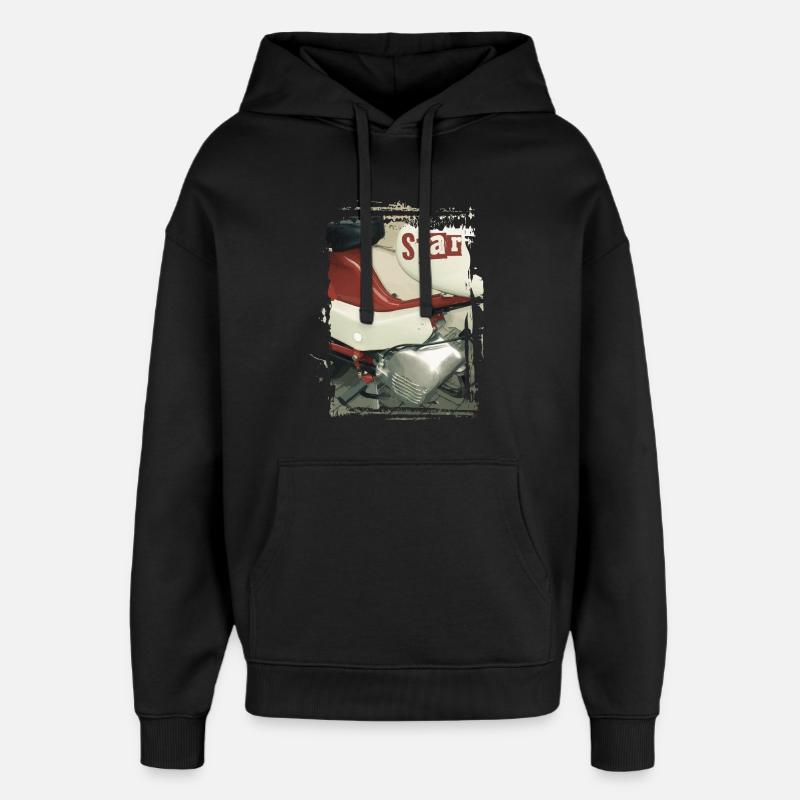 Étoile de Samson - Sweat à capuche unisexe Stanley/Stella Oversized - noir