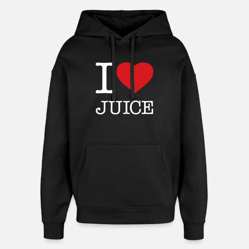 J’ADORE LE JUS - Sweat à capuche unisexe Stanley/Stella Oversized - noir