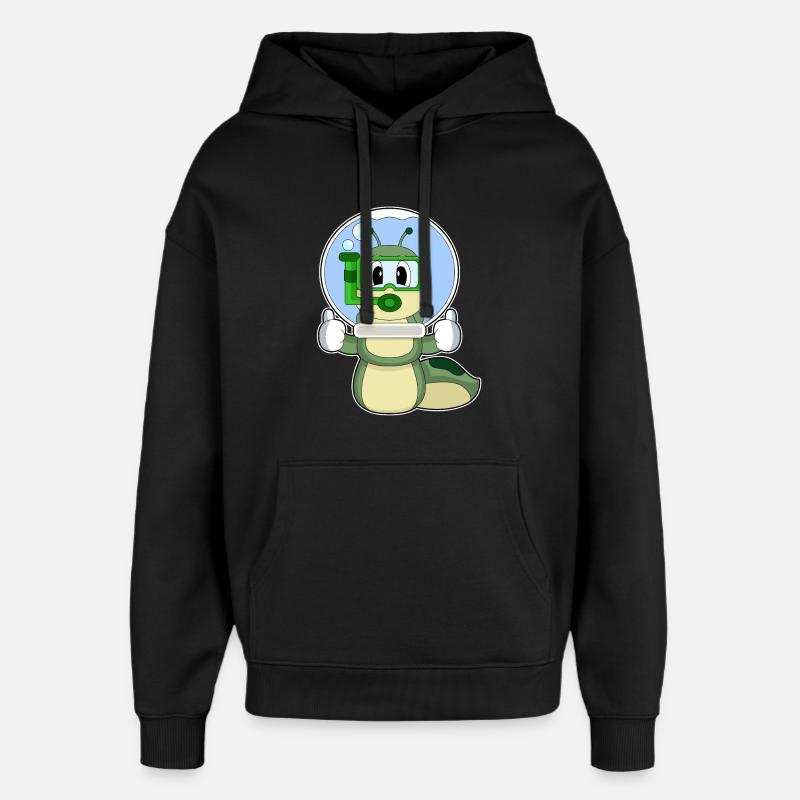 Caterpillar Aquarium - Sweat à capuche unisexe Stanley/Stella Oversized - noir