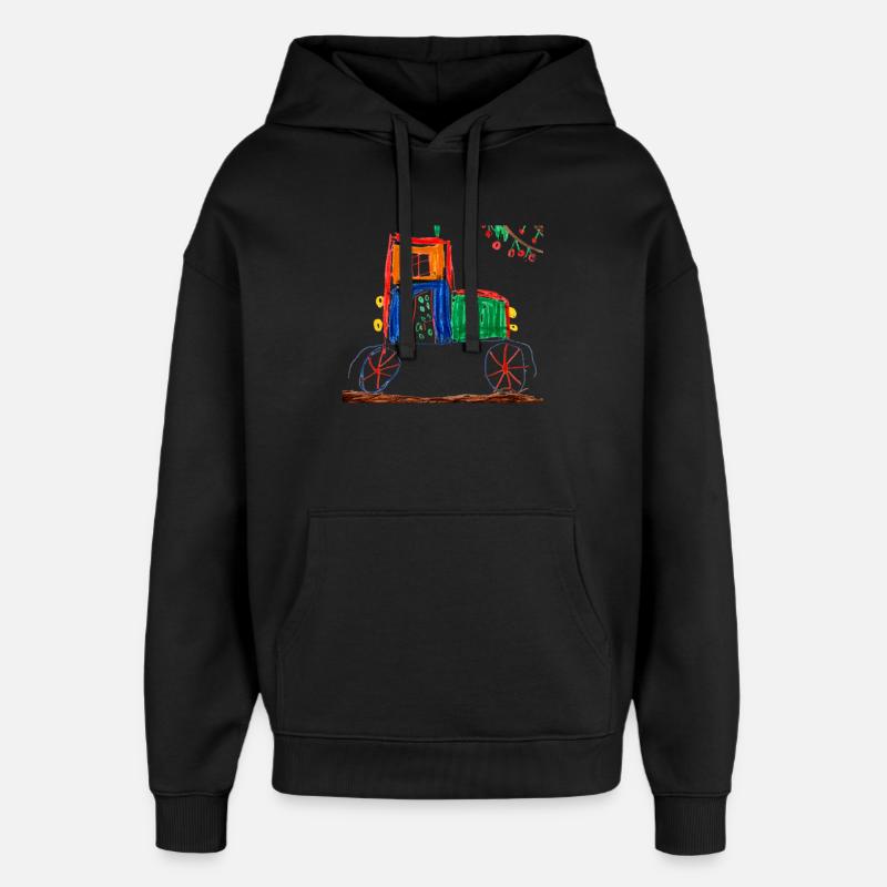 VUS Vision 1964 - Sweat à capuche unisexe Stanley/Stella Oversized - noir