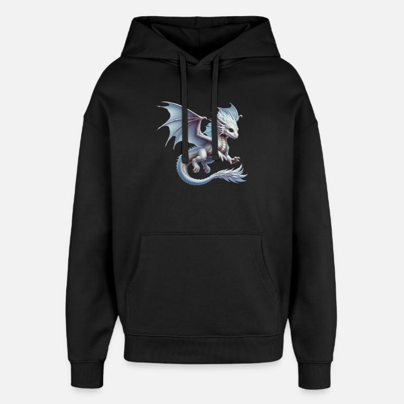 Drache - Oversized Unisex Hoodie von Stanley/Stella - Schwarz