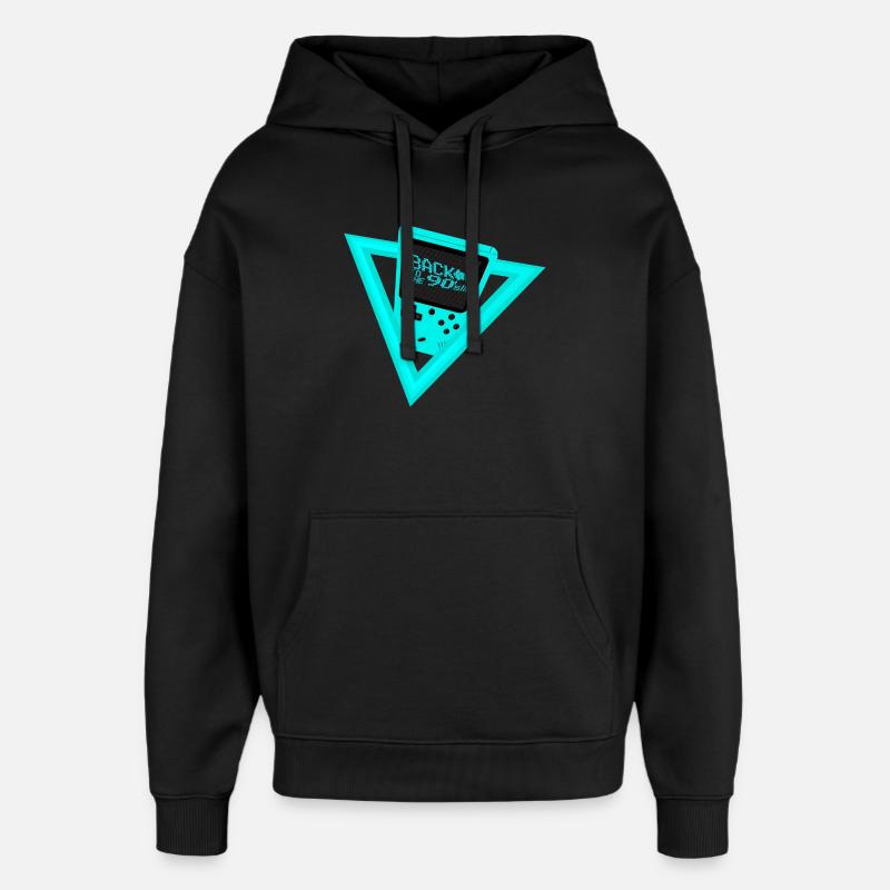 Retour aux années 90 - Sweat à capuche unisexe Stanley/Stella Oversized - noir