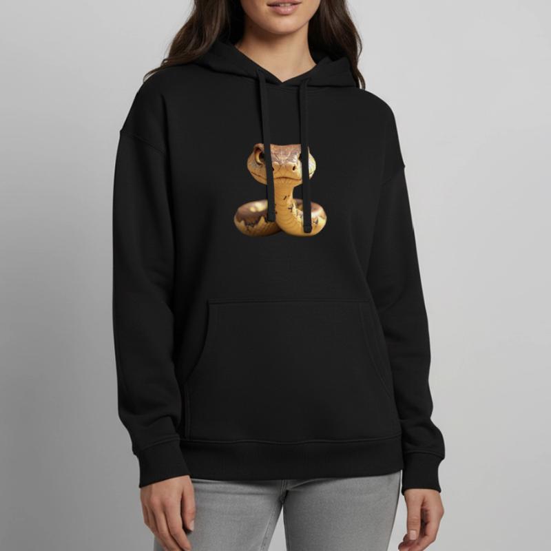 Schlange Python Kobra Mamba Klapperschlange Snake Oversized Unisex Hoodie von Stanley/Stella