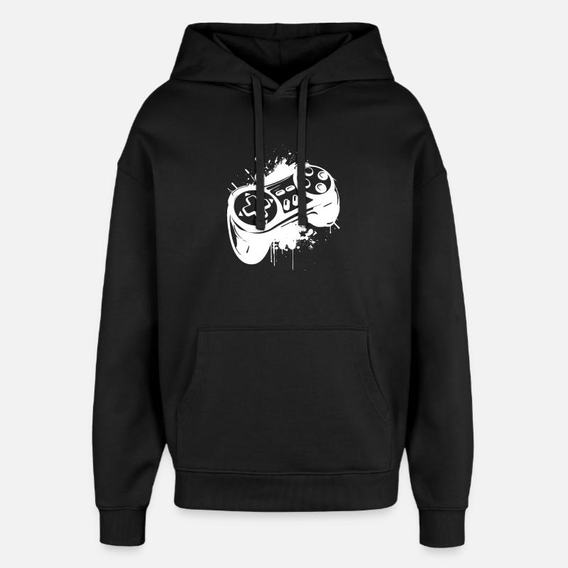 Jeu - Sweat à capuche unisexe Stanley/Stella Oversized - noir