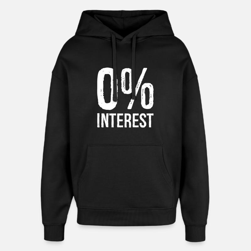 0 Intérêt drôle - Sweat à capuche unisexe Stanley/Stella Oversized - noir