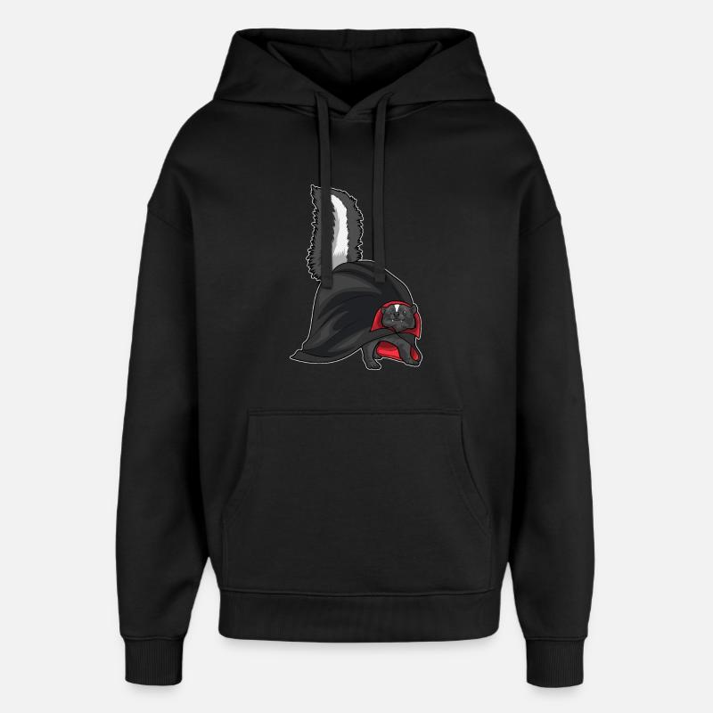 Skunk Halloween Vampire - Sweat à capuche unisexe Stanley/Stella Oversized - noir