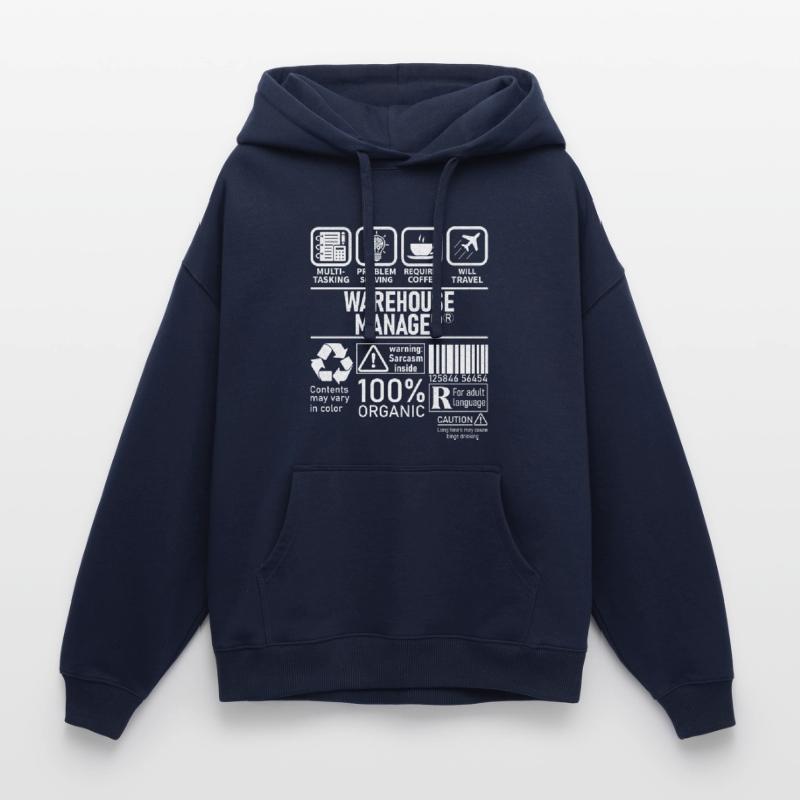 Warehouse Manager multi tasking problem solving Oversized Unisex Hoodie by Stanley/Stella