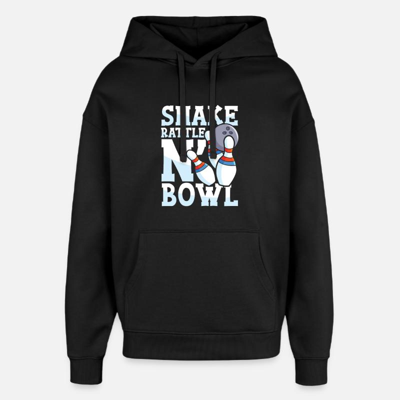Shake rattle n bowl - Oversized Unisex Hoodie von Stanley/Stella - Schwarz