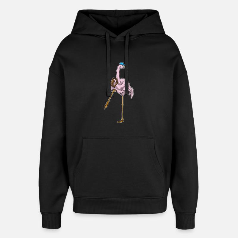 Flamingo Baseball Gant de baseball - Sweat à capuche unisexe Stanley/Stella Oversized - noir