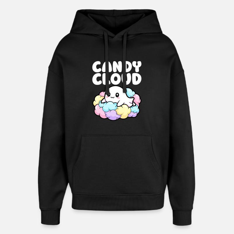 CANDY CLOUD - GEIST HALLOWEEN - Oversized Unisex Hoodie von Stanley/Stella - Schwarz