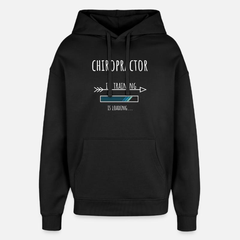 Cadeau Profession Formation Chiropraticien - Sweat à capuche unisexe Stanley/Stella Oversized - noir