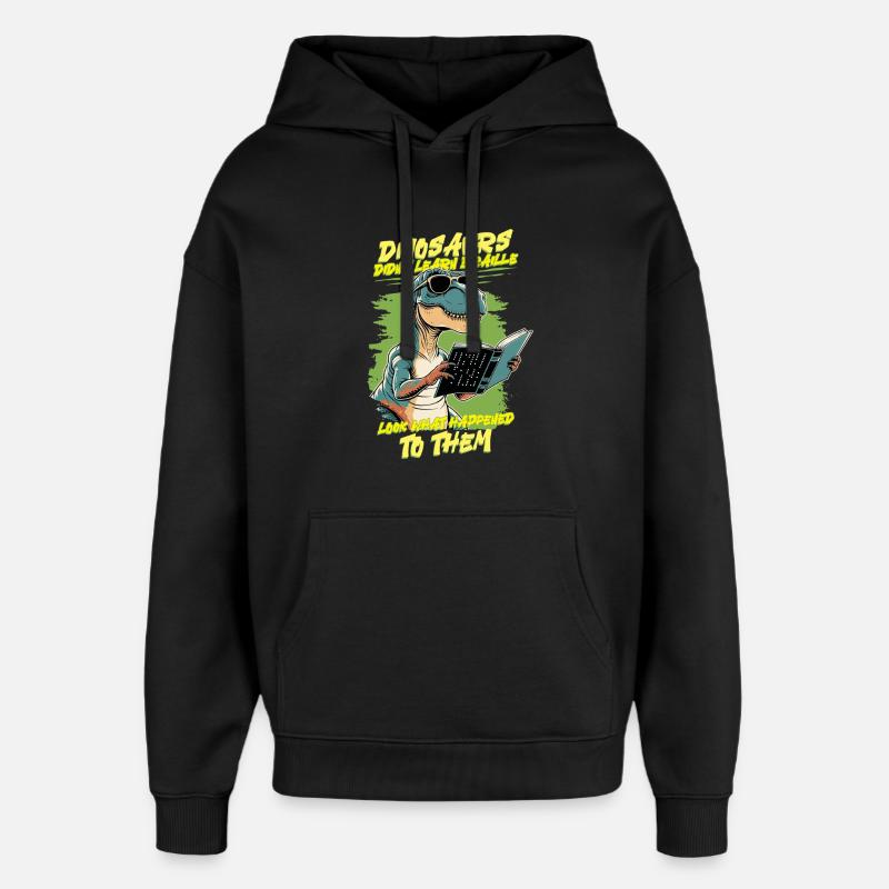 Professeur de Braille Braille Dotum - Sweat à capuche unisexe Stanley/Stella Oversized - noir