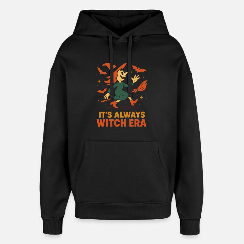 Sorcière Ère Halloween Fête Fun - Sweat à capuche unisexe Stanley/Stella Oversized - noir