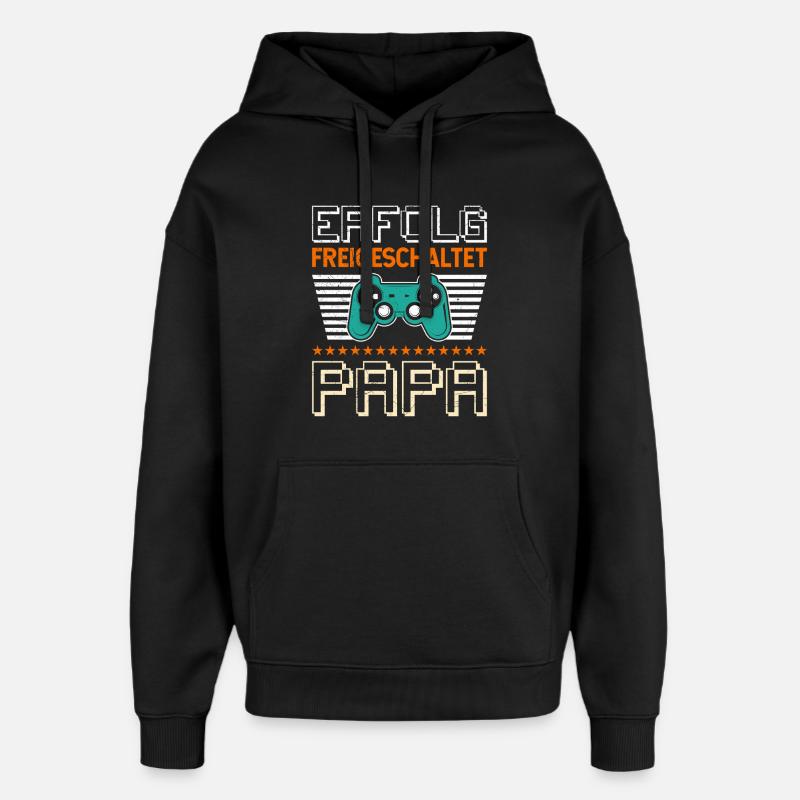 Gambler Dad SUCCÈS DÉBLOQUÉ Drôle - Sweat à capuche unisexe Stanley/Stella Oversized - noir