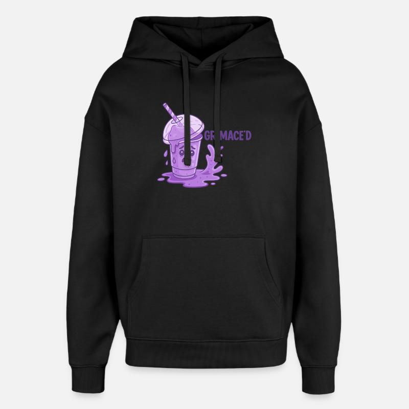 Grimace Shake Chaos - Oversized Unisex Hoodie von Stanley/Stella - Schwarz