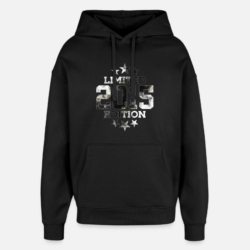 ÉDITION LIMITÉE 2015 11E ANNIVERSAIRE - Sweat à capuche unisexe Stanley/Stella Oversized - noir