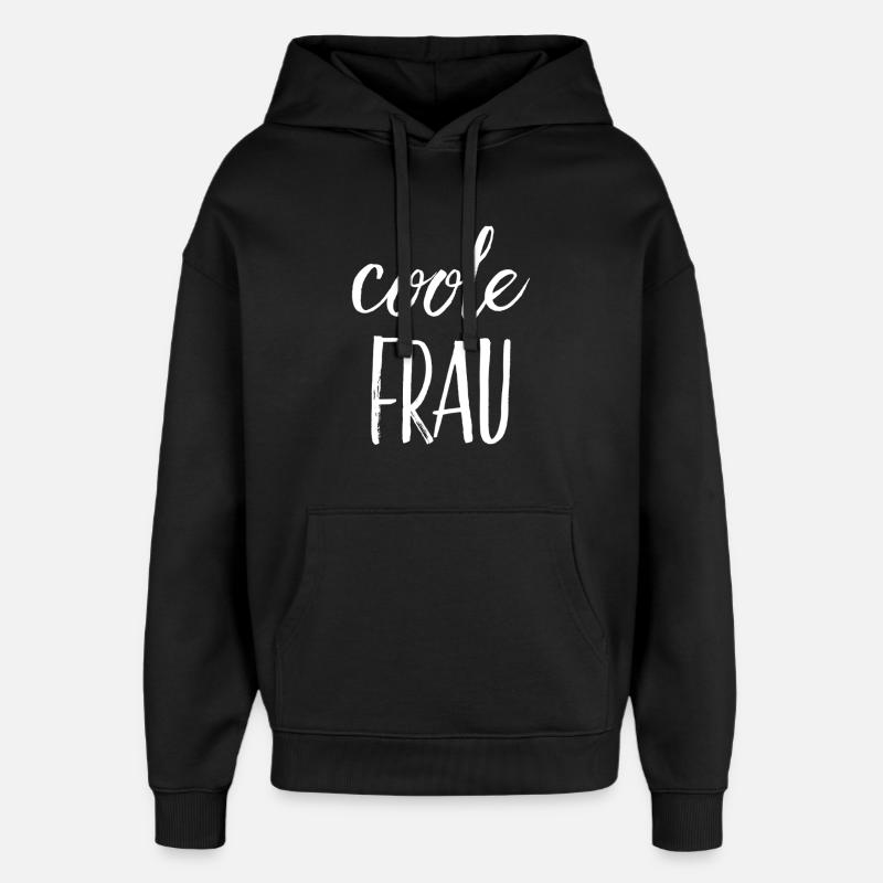 Femme cool - Sweat à capuche unisexe Stanley/Stella Oversized - noir