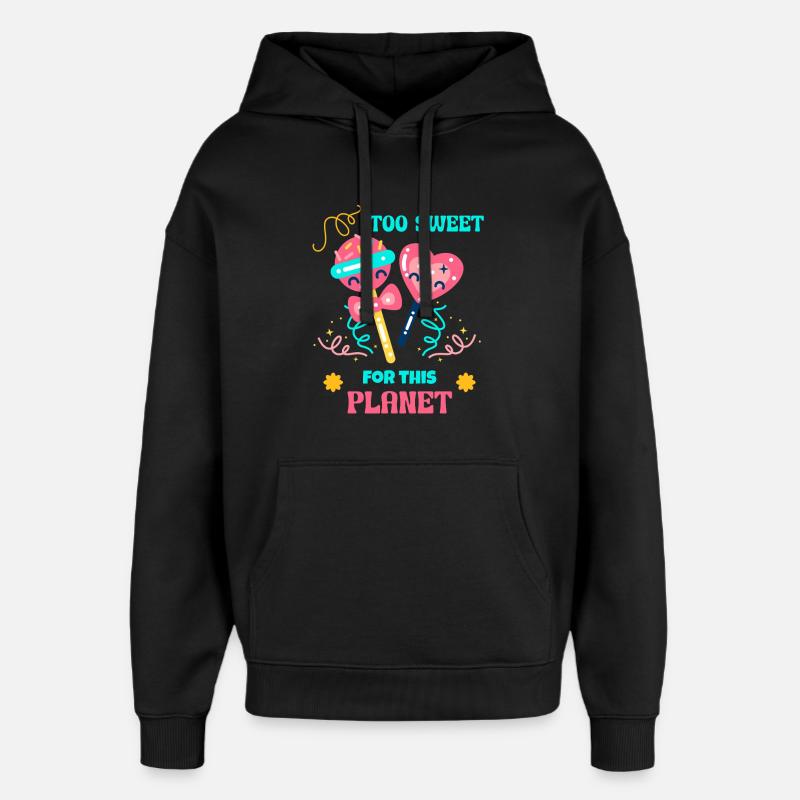 Candy Queen Candy Mode - Sweat à capuche unisexe Stanley/Stella Oversized - noir