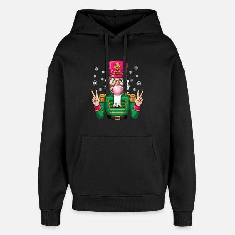 Nutcracker Bubble Gum - Oversized Unisex Hoodie von Stanley/Stella - Schwarz