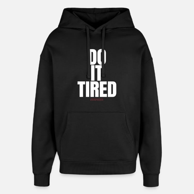 Mach es müde - Oversized Unisex Hoodie von Stanley/Stella - Schwarz