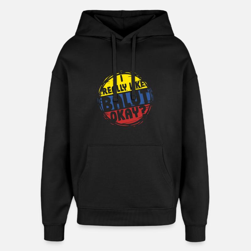 J’aime vraiment Balut Philippines - Sweat à capuche unisexe Stanley/Stella Oversized - noir