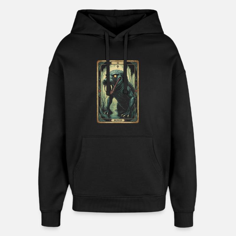 Bunyip Mythological Creatures - Oversized Unisex Hoodie by Stanley/Stella - black