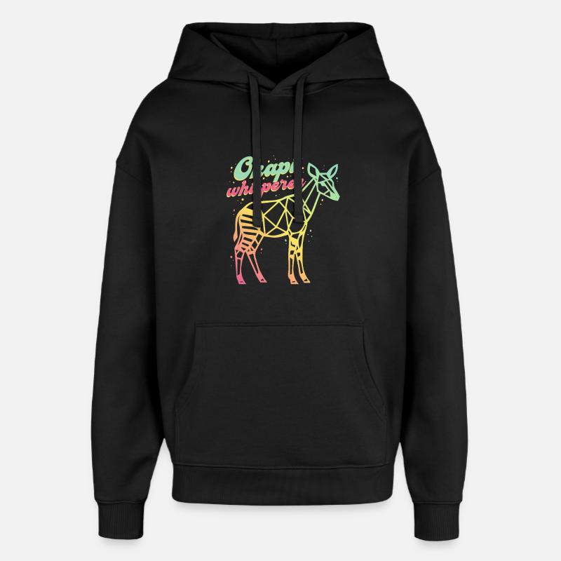 Okapi Whisperer - Oversized Unisex Hoodie von Stanley/Stella - Schwarz