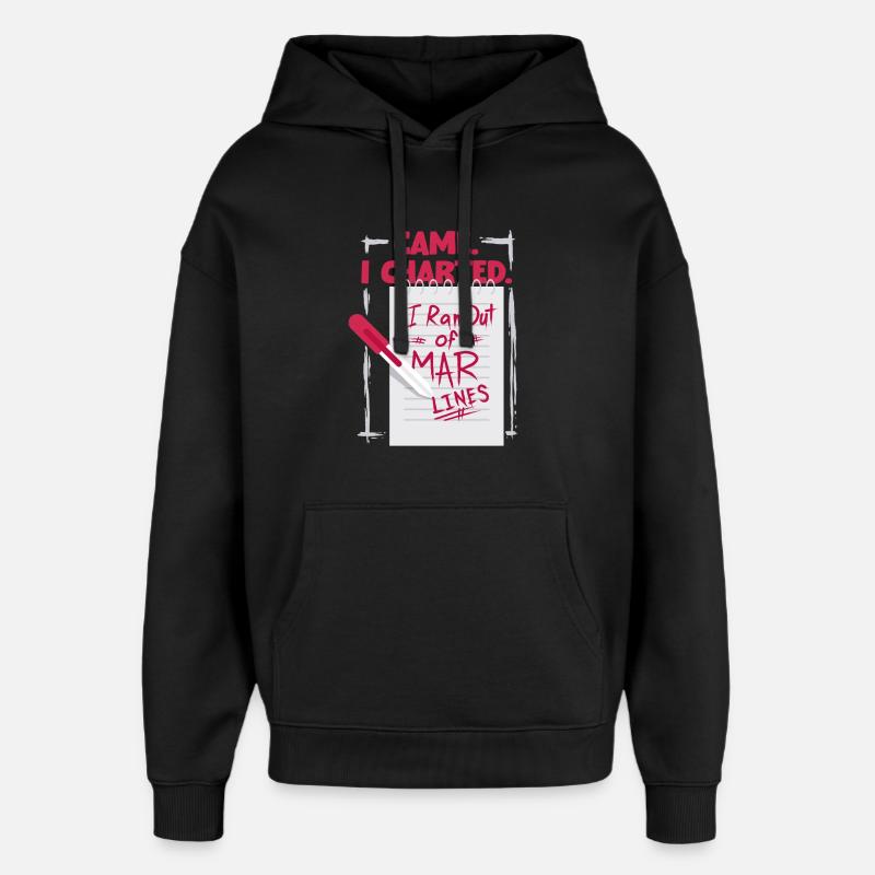 MFA d’assistant médical - Sweat à capuche unisexe Stanley/Stella Oversized - noir