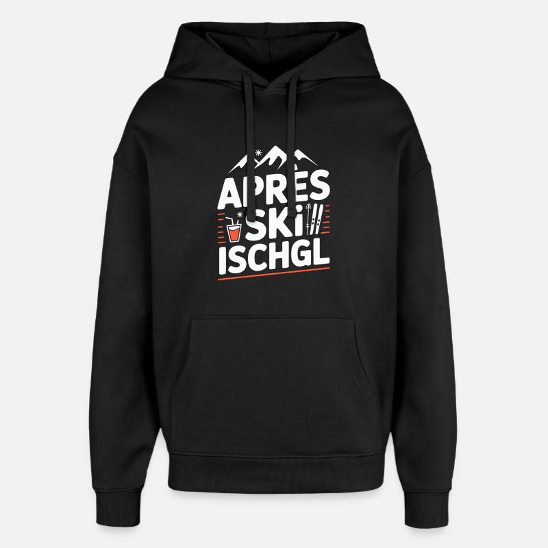 Après Ski Party Ischgl - Sweat à capuche unisexe Stanley/Stella Oversized - noir