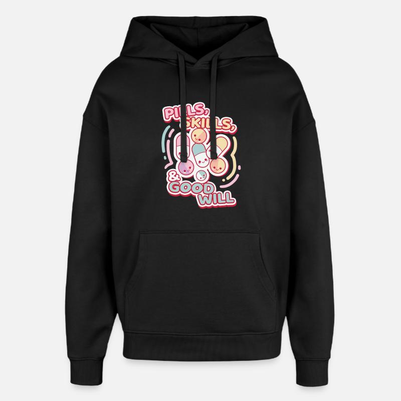 MFA d’assistant médical - Sweat à capuche unisexe Stanley/Stella Oversized - noir