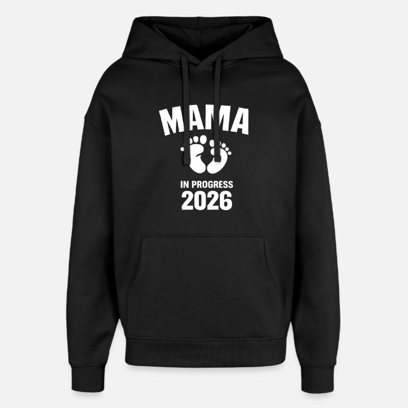 Mama en Développement 2026 - Sweat à capuche unisexe Stanley/Stella Oversized - noir