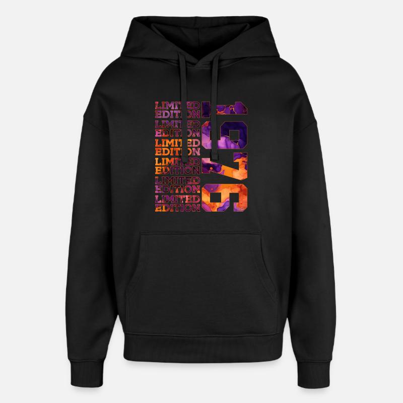 50E ANNIVERSAIRE ÉDITION LIMITÉE 1976 - Sweat à capuche unisexe Stanley/Stella Oversized - noir