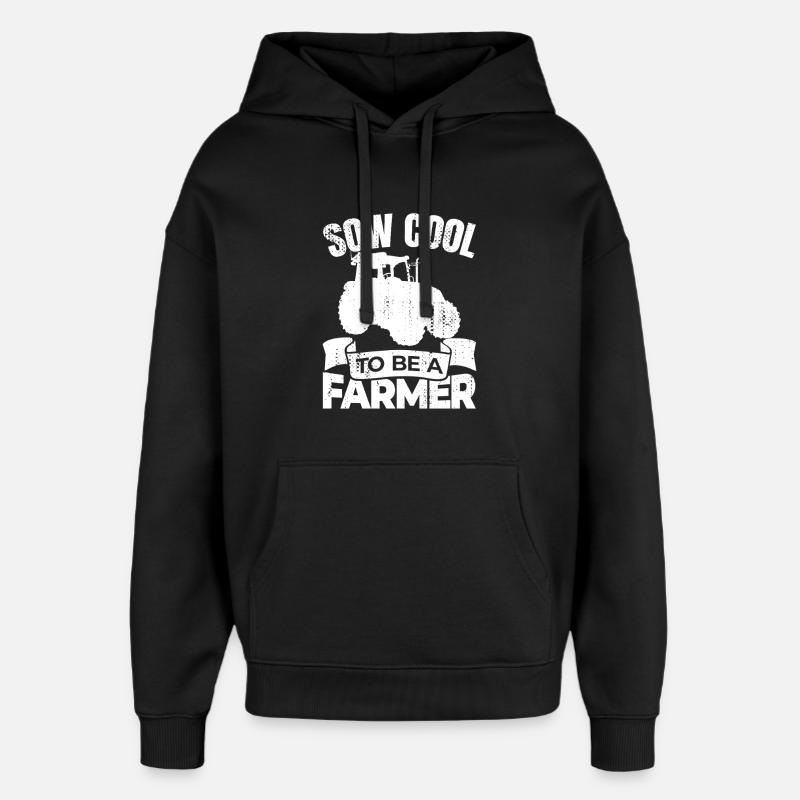 So Cool ein Bauer zu sein - Oversized Unisex Hoodie von Stanley/Stella - Schwarz