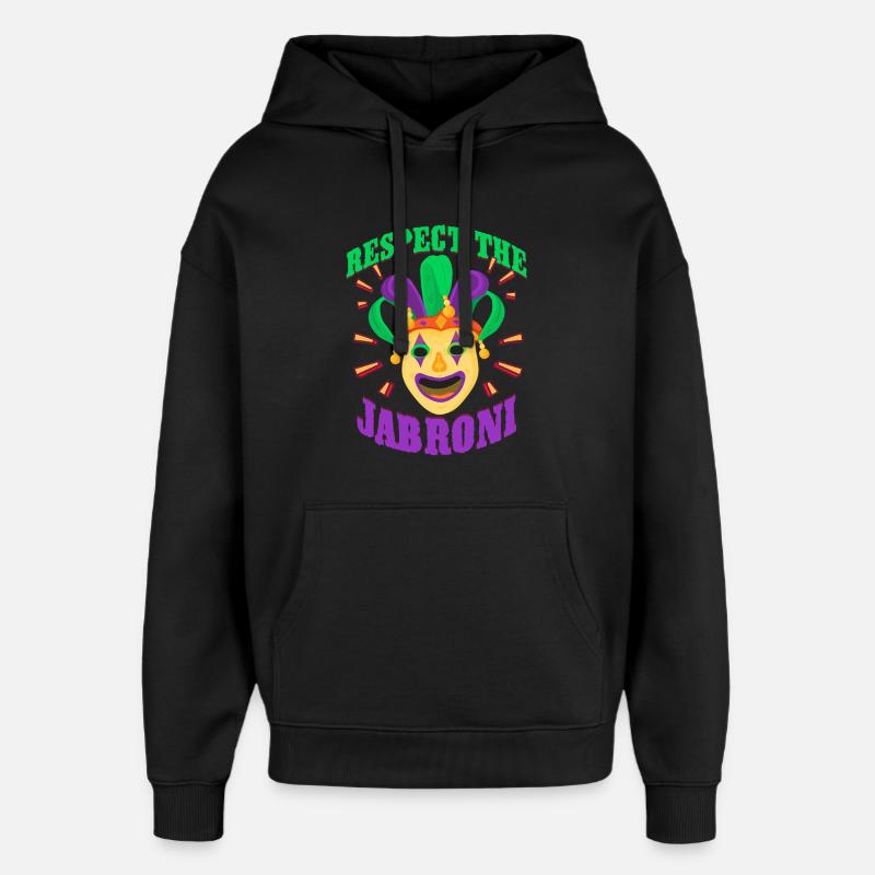 Respectez les Jabroni - Sweat à capuche unisexe Stanley/Stella Oversized - noir