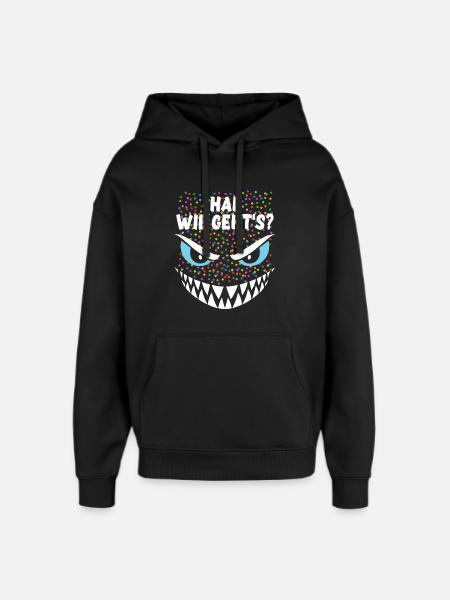 Requin, comment vas-tu ? | Costume, Carnaval, Déguisement - Sweat à capuche unisexe Stanley/Stella Oversized - noir