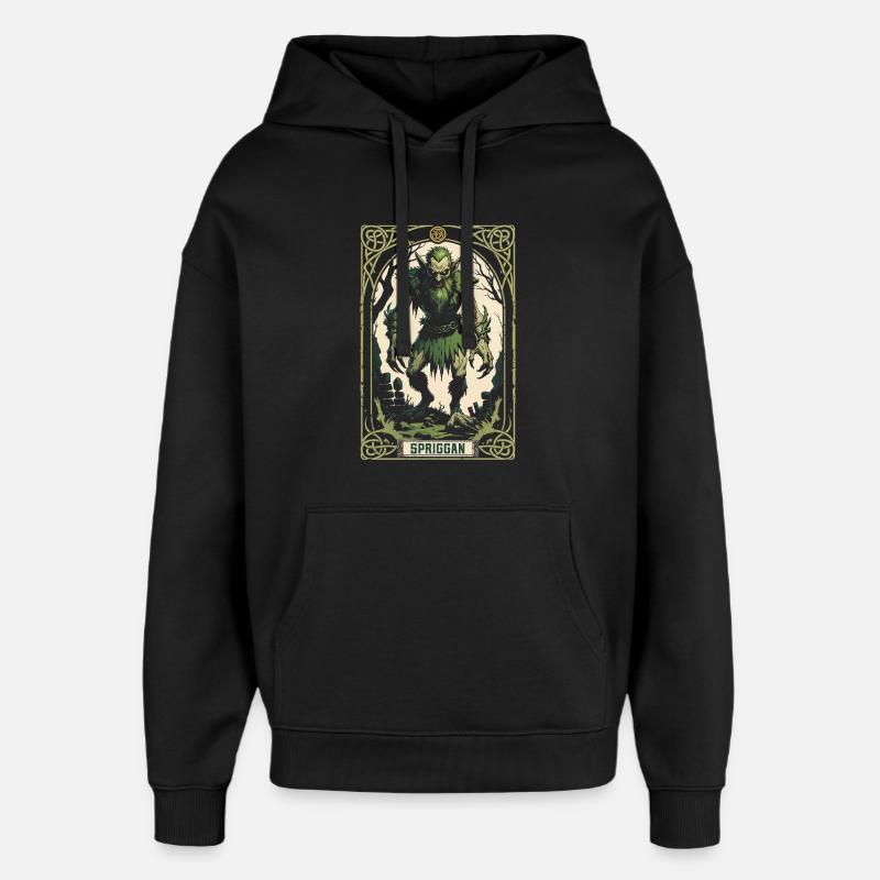 Spriggan Mythological Creatures - Oversized Unisex Hoodie by Stanley/Stella - black