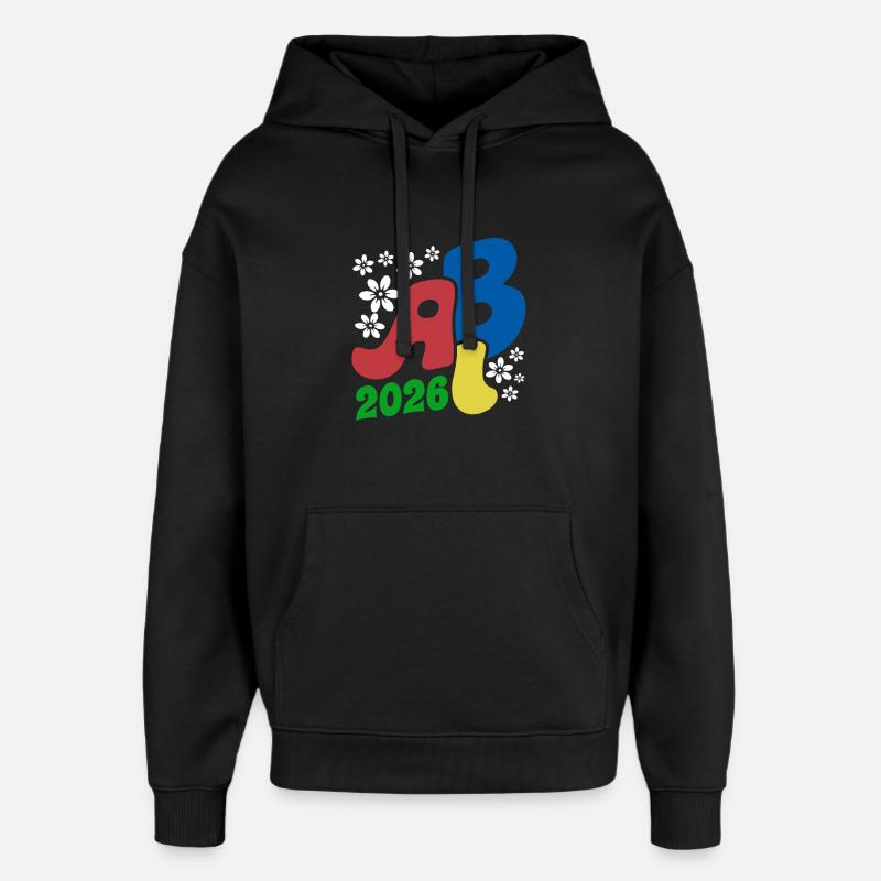 Don rétro Abitur ABI Blossoms 2026 - Sweat à capuche unisexe Stanley/Stella Oversized - noir