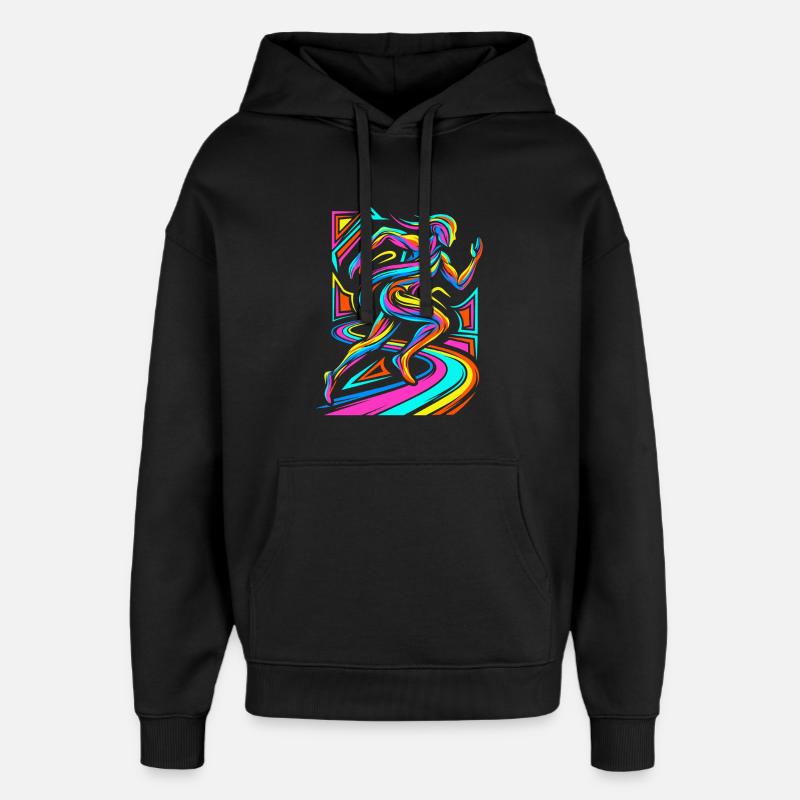 biskop - Hættetrøje unisex Stanley/Stella Oversized - sort