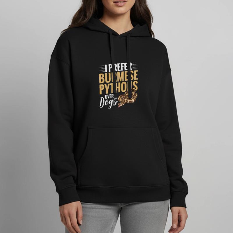 Python birman Stuff Reptile Foos Propriétaire de serpent Sweat à capuche unisexe Stanley/Stella Oversized