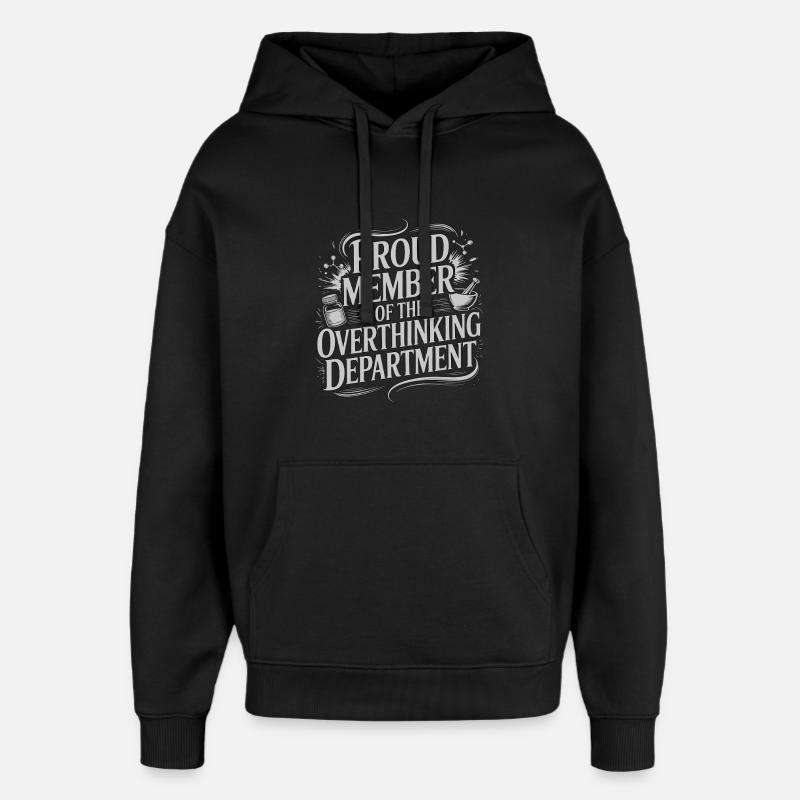Pharmacist Student Proud Member Pharmacy Trainee - Oversized Unisex Hoodie by Stanley/Stella - black
