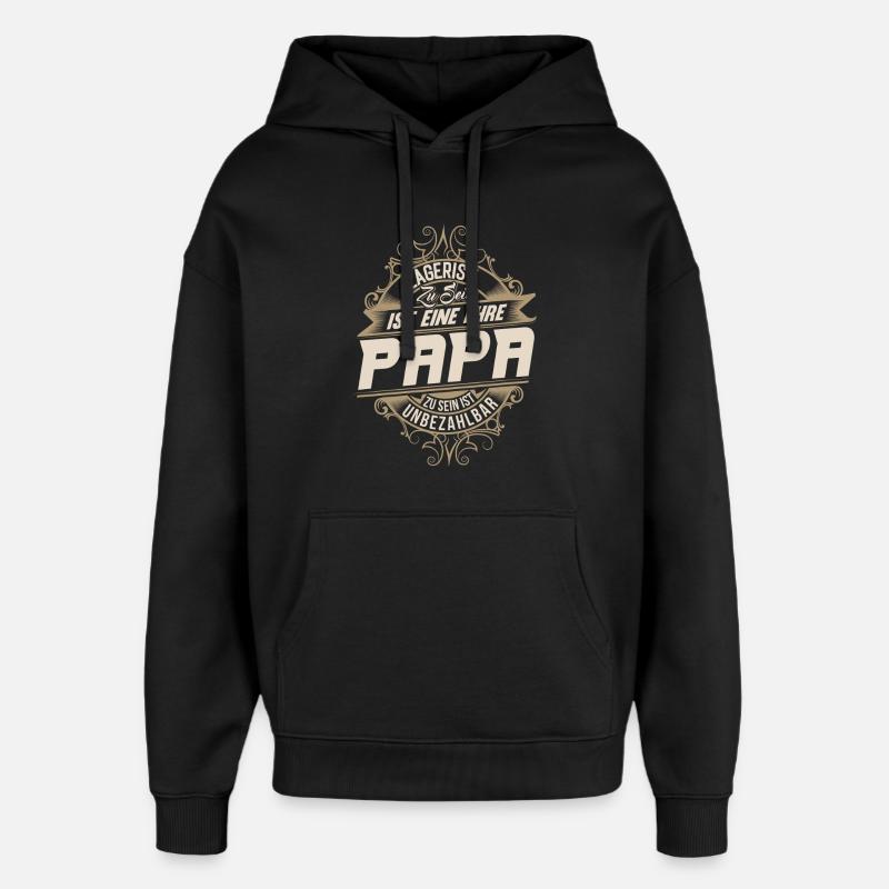 Père employé d’entrepôt - Sweat à capuche unisexe Stanley/Stella Oversized - noir
