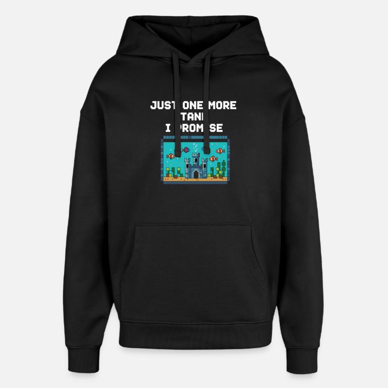 Diction du joueur d’aquarium - Sweat à capuche unisexe Stanley/Stella Oversized - noir
