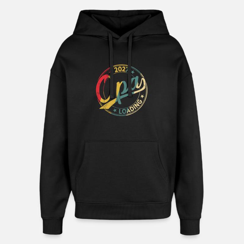Opa 2027 Loading Werdender Opa 2027 - Oversized Unisex Hoodie von Stanley/Stella - Schwarz