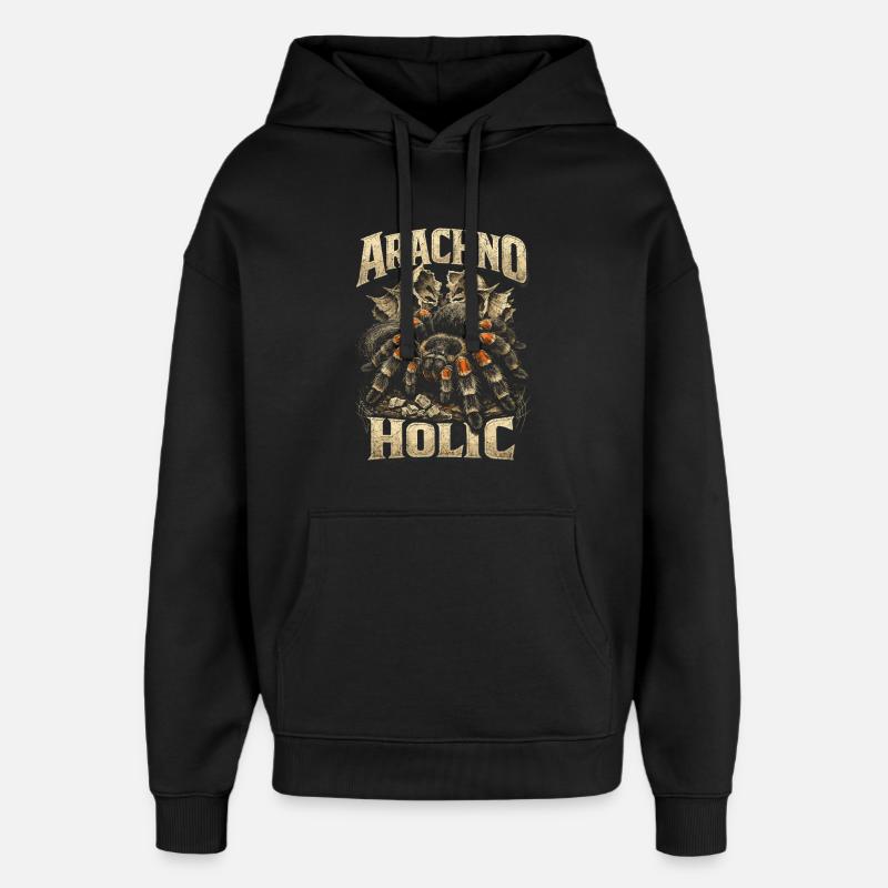 Tarantula Arachno Holic - Sweat à capuche unisexe Stanley/Stella Oversized - noir