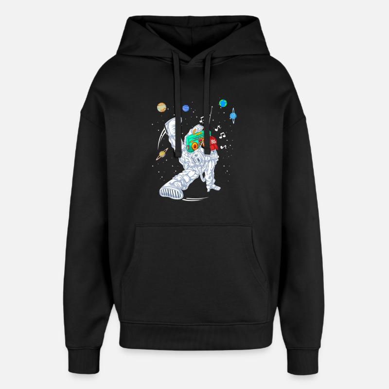Chemise de danse Astronaut Rapper - Sweat à capuche unisexe Stanley/Stella Oversized - noir