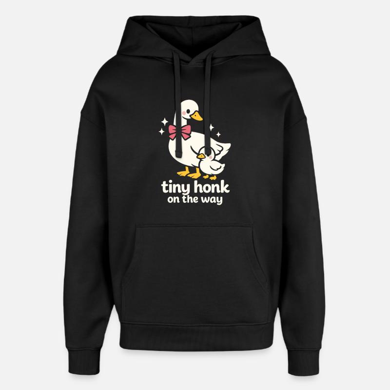 Petit Klaxon - Sweat à capuche unisexe Stanley/Stella Oversized - noir